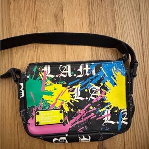 L.A.M.B. Black and White Graphic Bag
